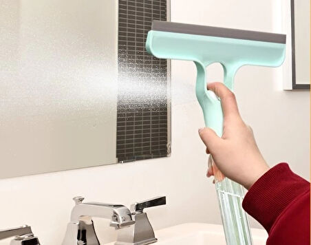 CEYLAN ADAM  4 in 1 Spreyli Çek Çekli Camsil ve Fırça Aparatı