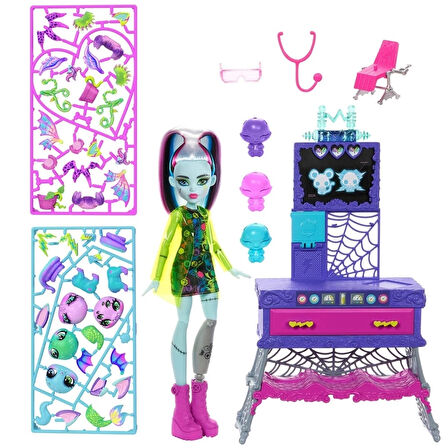CEYLAN ADAM  JBF18 Monster High Frankie Stein Evcil Hayvan Kiti