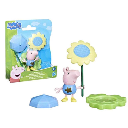 CEYLAN ADAM  G0495 Peppa Pig Muddy Puddle Arkadaşlar Tekli Figür +3 yaş