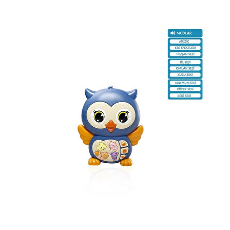 CEYLAN ADAM  JLG-855-102A IŞIKLI VE MÜZİKLİ BAYKUŞ BEBEK