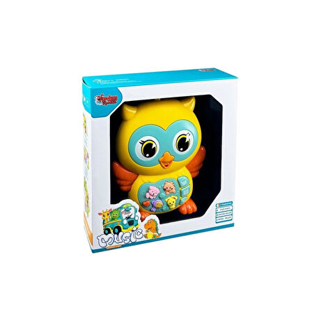 CEYLAN ADAM  JLG-855-101A KUT IŞIKLI VE MÜZİKLİ BAYKUŞ BEBEK