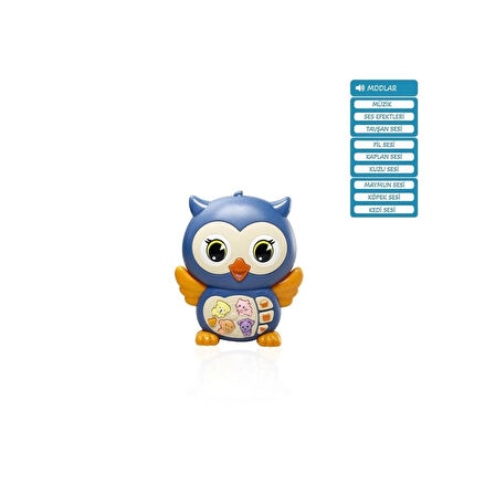 CEYLAN ADAM  JLG-855-101A KUT IŞIKLI VE MÜZİKLİ BAYKUŞ BEBEK