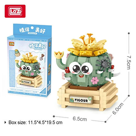 CEYLAN ADAM  LZ-8834 KAKTÜS 450 PARÇA BLOCK OYUNCAK