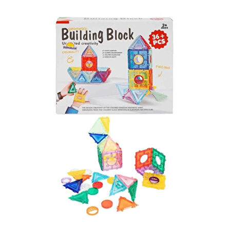 CEYLAN ADAM  4842 SUN-YFN-MANYETİK GEOMETRİK BLOKLU ŞEKİLLER 36 PRÇ