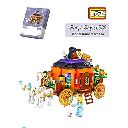 CEYLAN ADAM  LZ-LOZ KABAK ARABASI 839 PARÇA BLOK OYUNCAK