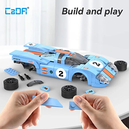 CEYLAN ADAM  C51076W CADA AZURE FIRTINASI 266 PARÇA BLOCK OYUNCAK