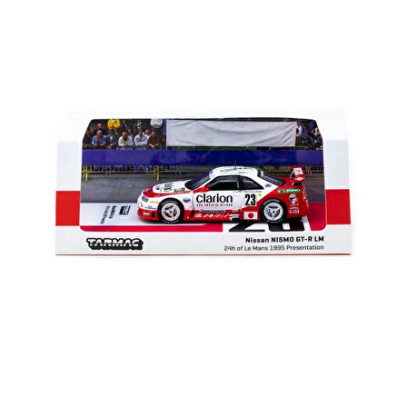 CEYLAN ADAM  Tarmac Works 1/64 Nissan NISMO GT-R LM 24h of Le Mans 1995 Presentation #23