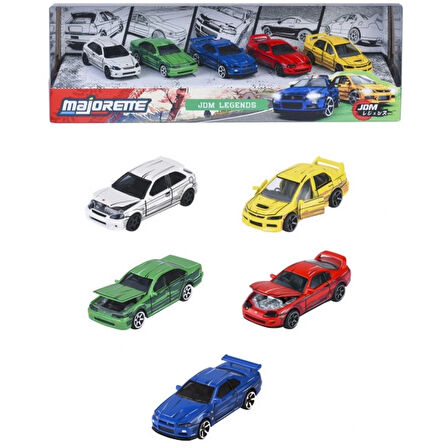 CEYLAN ADAM Majorette JDM Legends Anime 5'li Araba Seti