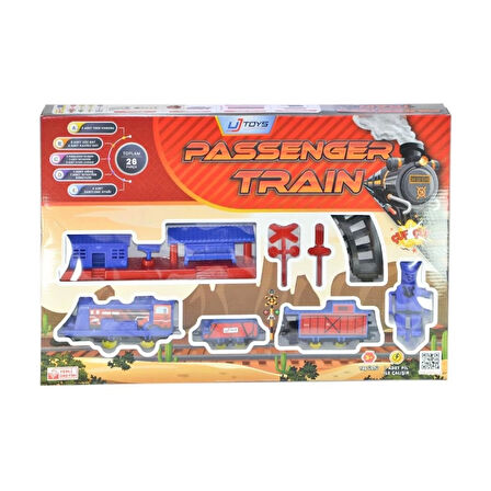 CEYLAN ADAM Nessiworld 020002 İstasyonlu Tren Kırmızı -UJtoys