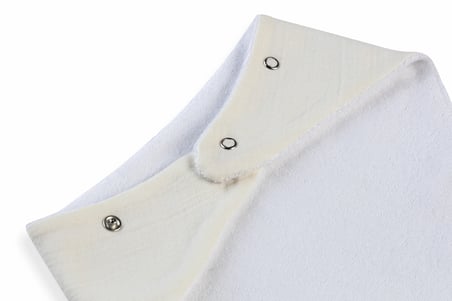 Silikon Diş Kaşıyıcılı Müslin Önlük 736 Ekru