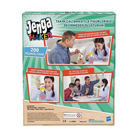 CEYLAN ADAM Nessiworld F4528 Hasbro Gaming - Jenga Maker +8 yaş