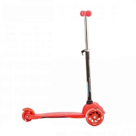 Mey İthalat® Işıklı Scooter Kırmızı