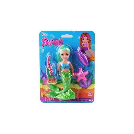 7025 KARTELA KÇK DENİZ KIZI BERTHA BEBEK -KZL
