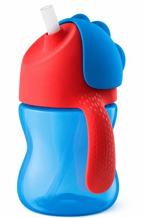 Mey İthalat® Avent Desenli Pipetli Bardak 200 ml Erkek