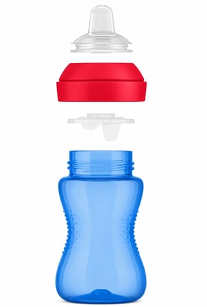 Mey İthalat® Yumuşak Uçlu Bardak 300 ml Mavi