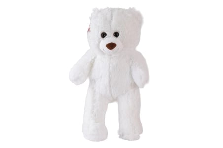 Mey İthalat 1216B PUFFY SALAŞ AYI 45 CM BEYAZ