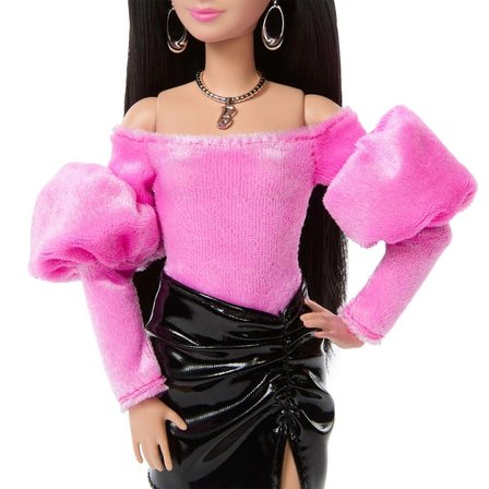 Mey İthalat JJN76 DELUXE STYLE - Siyah Metalik Elbise