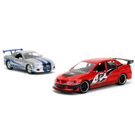 Mey İthalat Hızlı & Öfkeli 2'li Paket, 2006 GTR R34 Model Arabaları