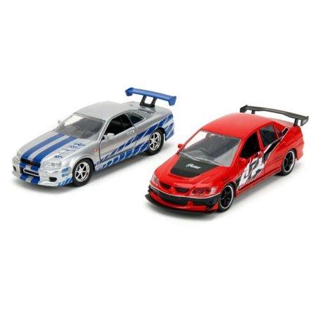 Mey İthalat Hızlı & Öfkeli 2'li Paket, 2006 GTR R34 Model Arabaları