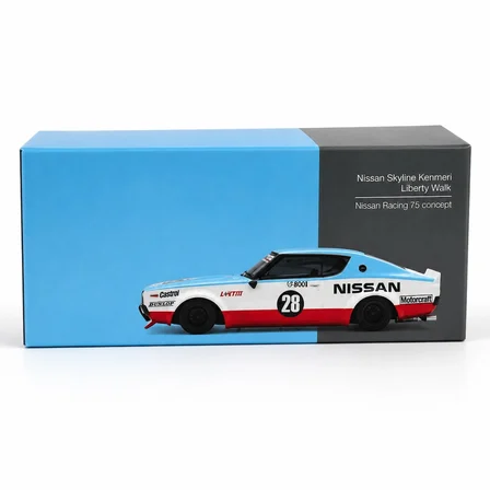 Mey İthalat  1/64 Model Araç Skyline Kenmeri Liberty Walk Racing '75 concept