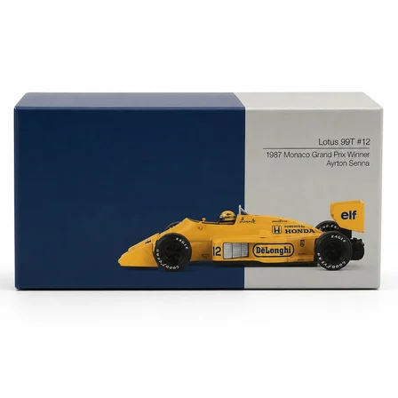 Mey İthalat  1/64 Lotus 99T #12 Ayrton Senna 1987 Monaco Grand Prix Winner