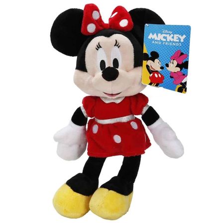 Mey İthalat S00003414 PELUŞ MİNNİE KIRMIZI ELBİSELİ 30CM -SUN