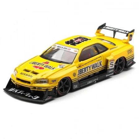 Mey İthalat Model Araç 1/64  LB-ER34 Super Silhouette SKYLINE Sport Yellow