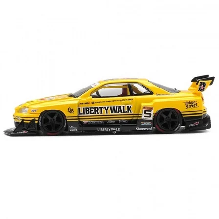 Mey İthalat Model Araç 1/64  LB-ER34 Super Silhouette SKYLINE Sport Yellow