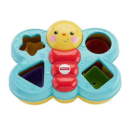 CEYLAN ADAM Nessiworld CDC22 Fisher-Price® Şekil Eşleştirme Arkadaşı Kelebek / Sıralama ve Şekil Ayırma Oyuncakları