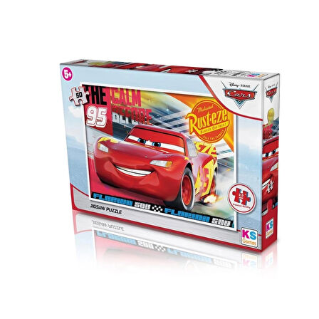 CEYLAN ADAM Nessiworld CR709 Cars 50 Parça Çocuk Puzzle -KS Puzzle