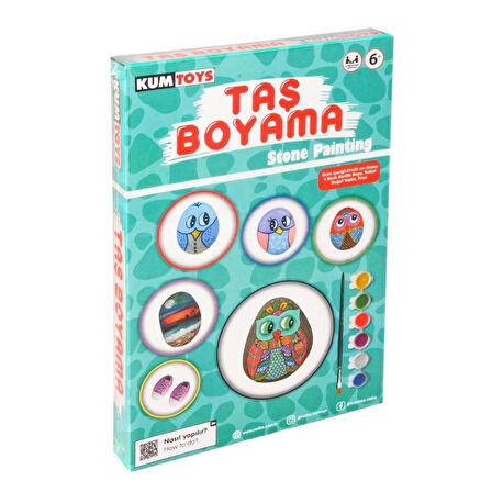 CEYLAN ADAM Nessiworld 5307 Kumtoys Taş Boyama - Stone Painting / +6 yaş