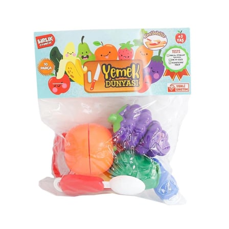 Mey İthalat® URT007-PVC-1AB KESİLEBİLEN SEBZE MEYVE 3 PCS
