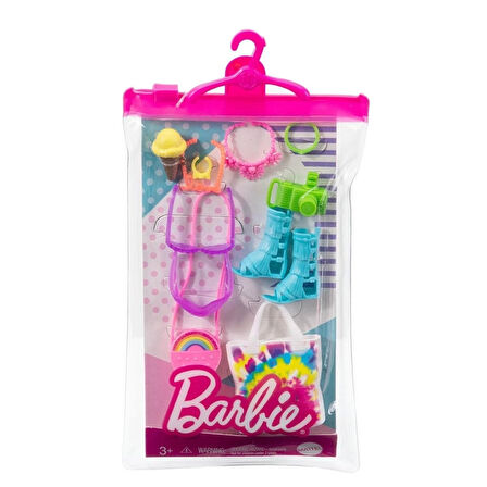 CEYLAN ADAM Nessiworld GWD98 Barbie'nin Moda Aksesuarları Paketleri / Asorti Seçilemez.