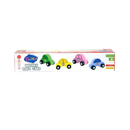 CEYLAN ADAM   380-ONY Onyıl, Playwood Ahşap Yarış Arabası 4'lü