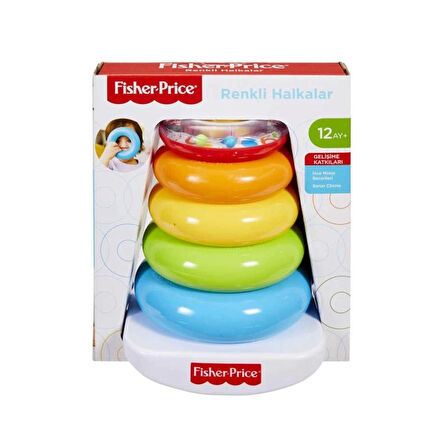 CEYLAN ADAM Nessiworld GJY49 Fisher Price, Doğa Dostu Renkli Halkalar