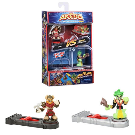 CEYLAN ADAM Nessiworld AKE01000 Akedo 2li Figür Paket - 14216