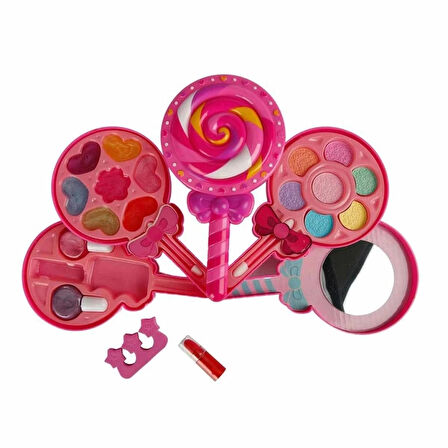 CEYLAN ADAM Nessiworld 2600 Lolipop Şekilli 4 Katlı Makyaj Güzellik Seti