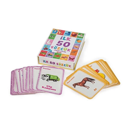 CEYLAN ADAM Nessiworld 1161  Flash Cards  İlk 50 Sözcük -DıyToy