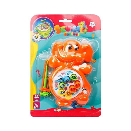 CEYLAN ADAM  02371 Sevimli Balıkçı Kurmalı Balık Tutma Oyunu -Sunman