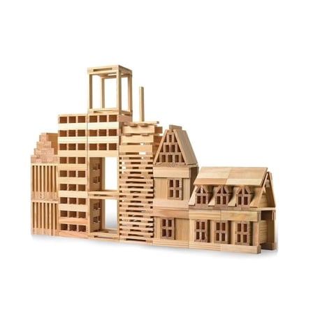 Mey İthalat KR101 Woodoy City Wood Ahşap Bloklar