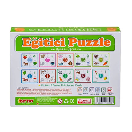 CEYLAN ADAM Nessiworld 7197 ÇARK PUZZLE ALFABE