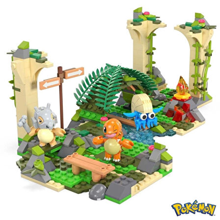CEYLAN ADAM Nessiworld HDL86 MEGA™ Pokémon™ Jungle Ruins - Adventure Builder Antik Kent Seti 464 parça +7 yaş