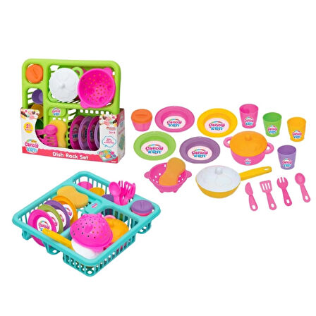 CEYLAN ADAM Nessiworld 01169 Candy Bulaşık Seti -Dede