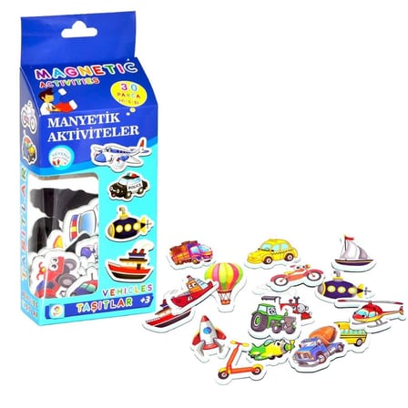 Mey İthalat® LC7154  Manyetik Aktiviteler - Taşıtlar / +3 yaş