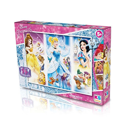 CEYLAN ADAM Nessiworld PR709 Prenses 50 Parça Puzzle -KS Puzzle