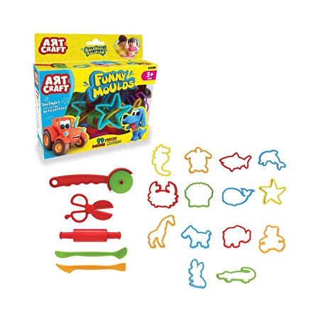 CEYLAN ADAM Nessiworld 03299 Art Craft 19 parça EĞLENCELİ KALIPLAR