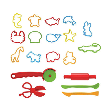 CEYLAN ADAM Nessiworld 03299 Art Craft 19 parça EĞLENCELİ KALIPLAR