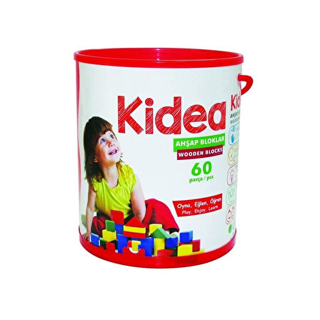CEYLAN ADAM Nessiworld  KID-1002 Chiva, 60 Parça Ahşap Bloklar
