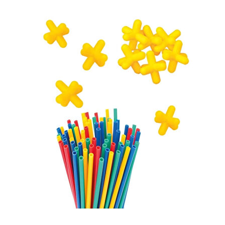 CEYLAN ADAM Nessiworld 03462 Dede, Süper Bambu Çubuklar - 300 Parça / +3 yaş