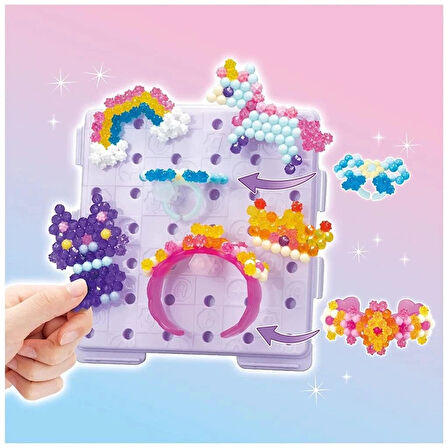 CEYLAN ADAM  31914 AquaBeads Çantalı Delüks Set 1400 parça +4 yaş